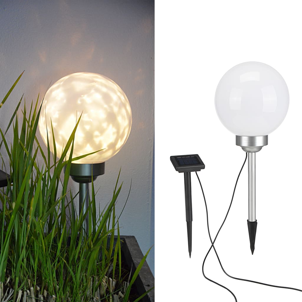 

HI Tuinlicht LED bal roterend 20 cm