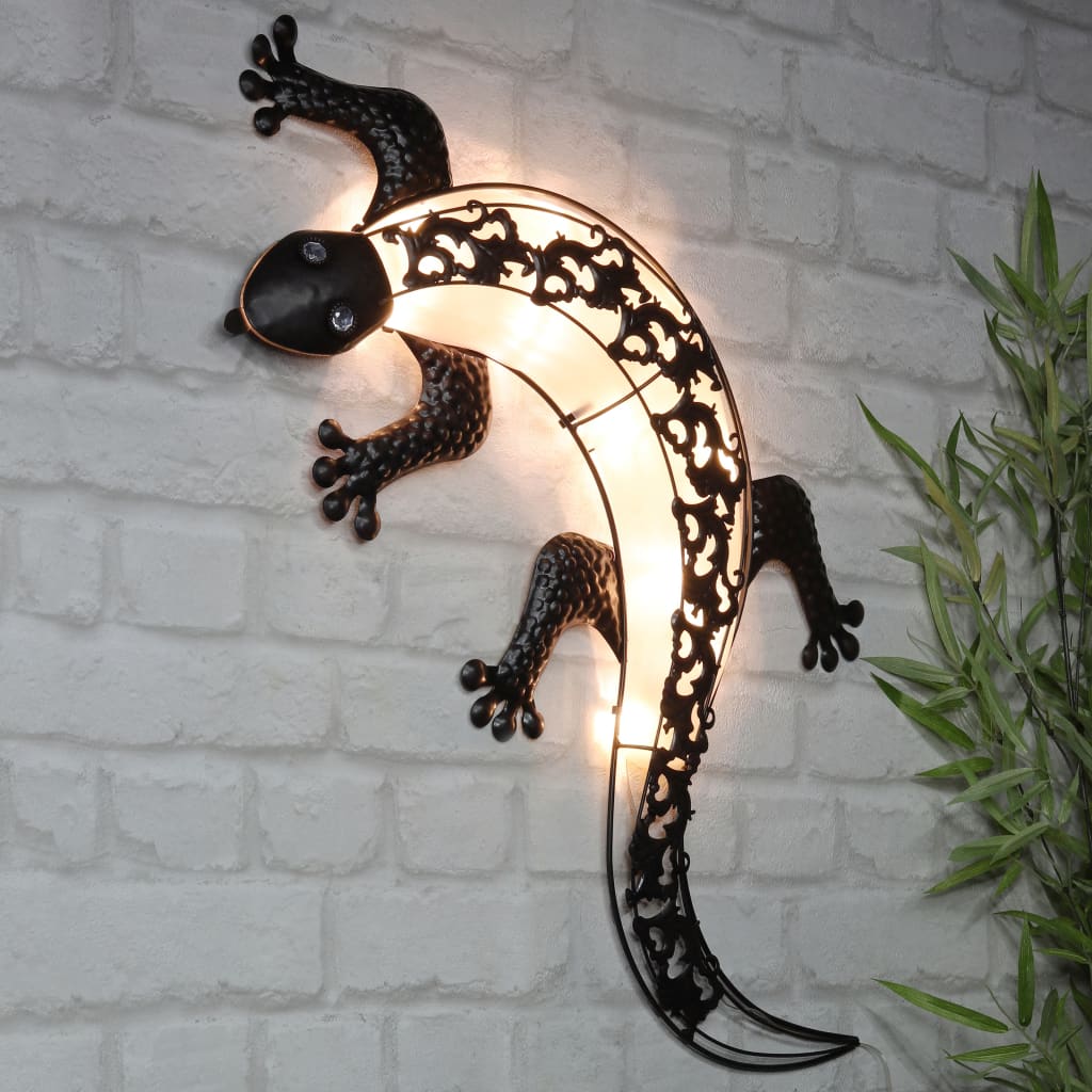 HI LED solarna vrtna zidna svjetiljka Gecko Dom i vrt Naručite namještaj na deko.hr