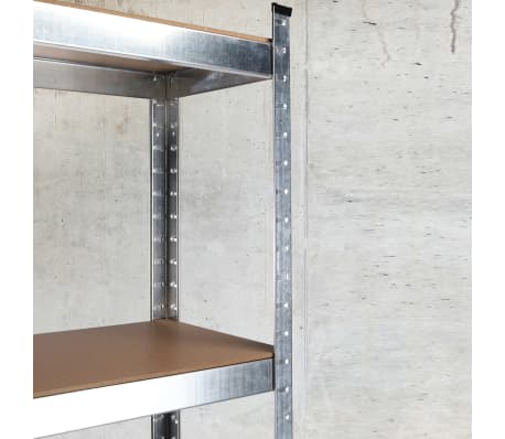 HI Schwerlastregal MDF Metall Steckregal Werkstattregal Kellerregal