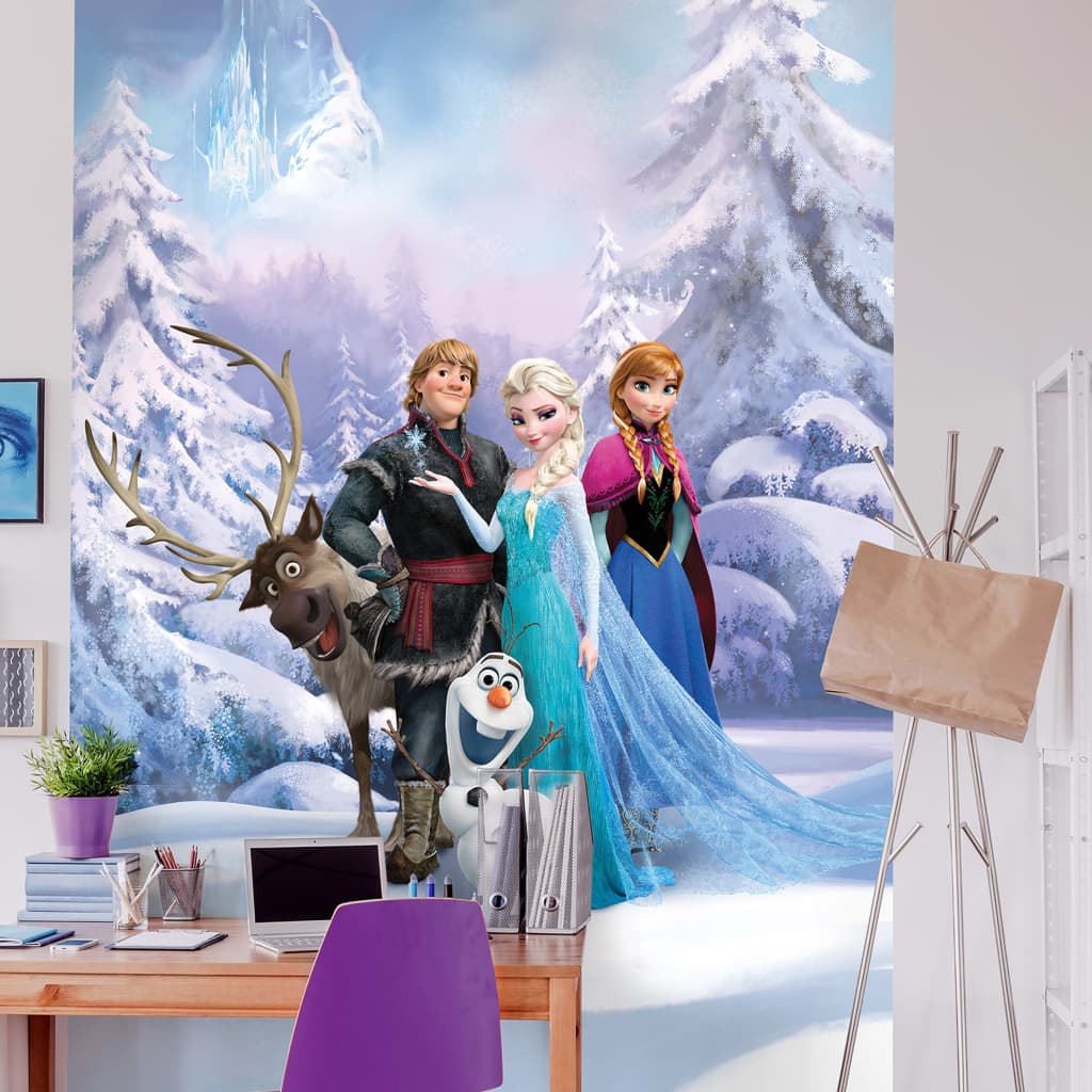 

Komar Fotobehang Frozen Winterland 184x254 cm blauw