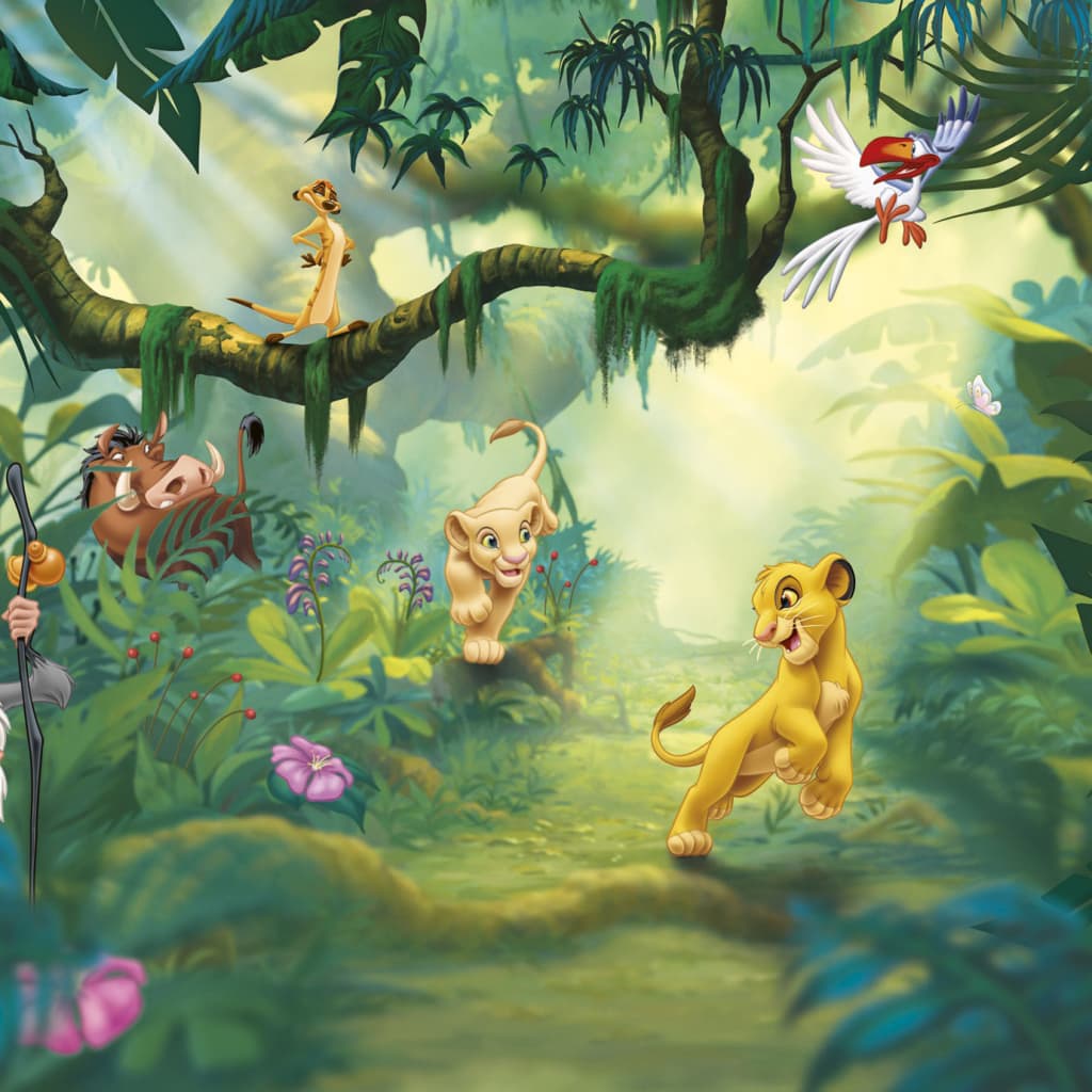 Komar Fotobehang Lion King Jungle 368x254 cm