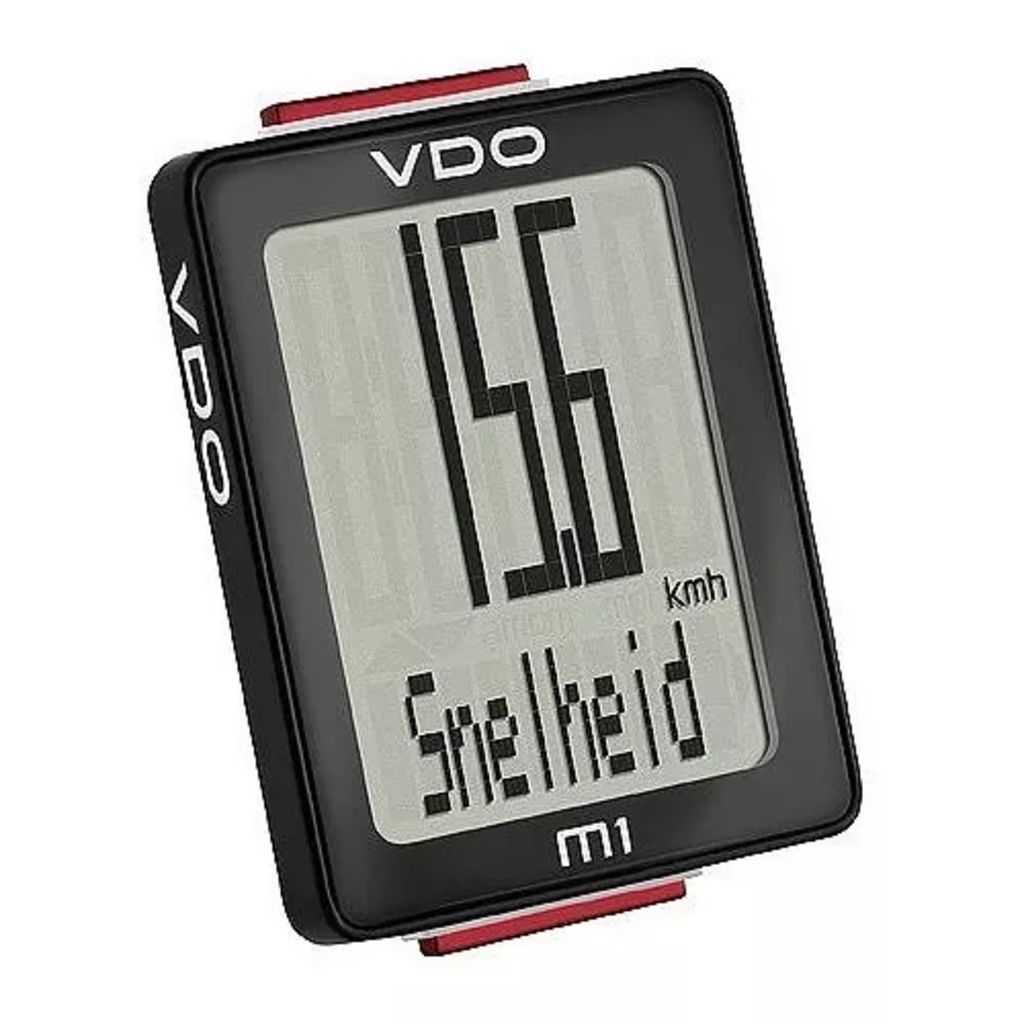 VDO fietscomputer M1 zwart