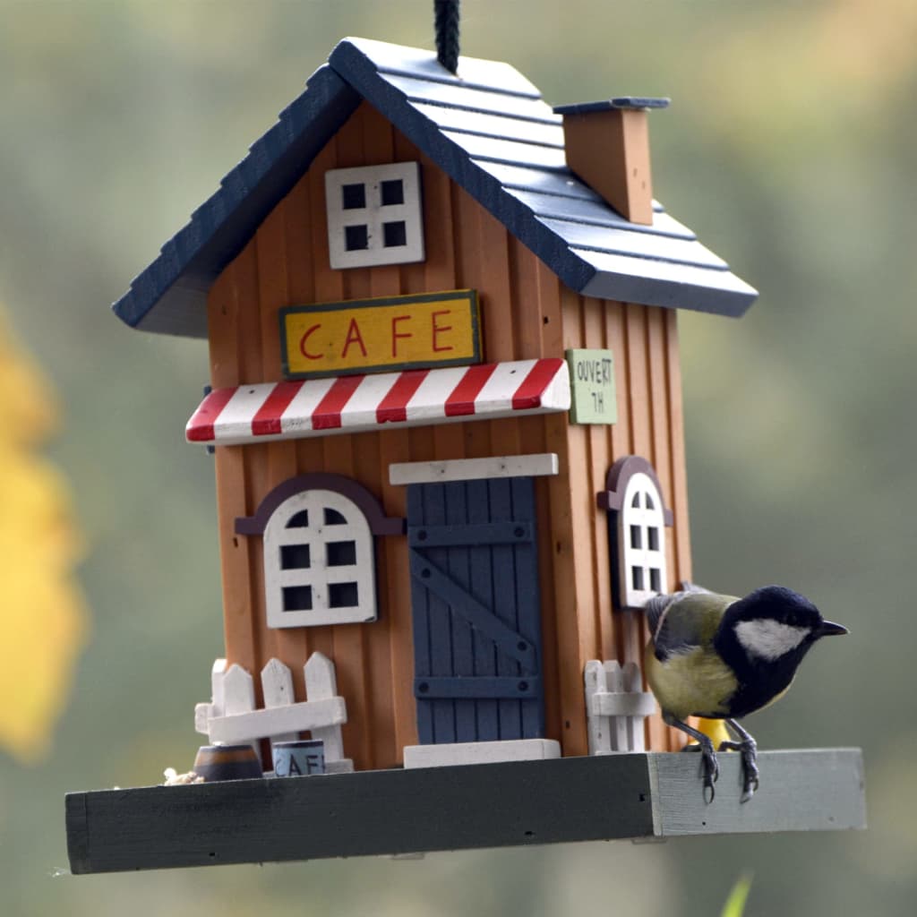 dobar dekorativt fuglehus Café flerfarvet