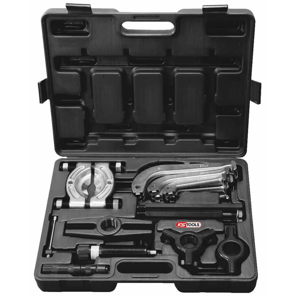 

KS Tools Universele 2 + 3 hydraulische poelietrekker set 700.1200