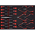 400913 KS TOOLS ESD Precision Tool Set, Screwdrivers, Pliers & Tweezers, 21 pcs - Untranslated