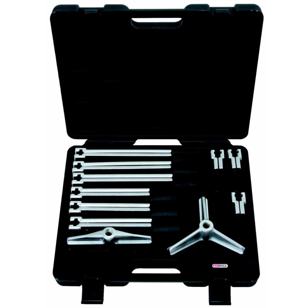 

KS Tools Universele poelietrekker set 100-260 mm 12-delig 700.1300