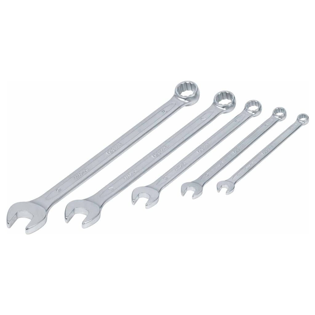 KS Tools 5-delige Combinatiesleutelset extra lang 8-19 mm staal