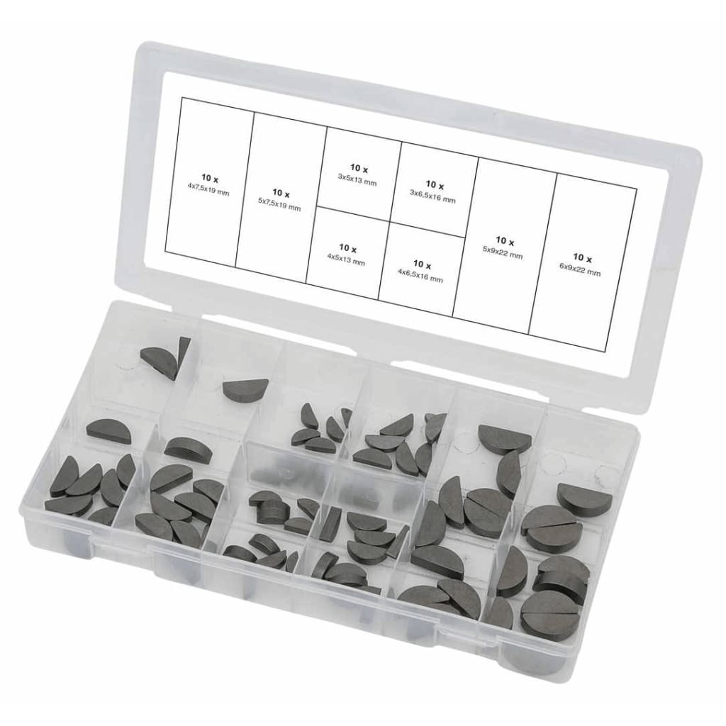 424955 KS Tools 80 Piece Feather Keys Assortment