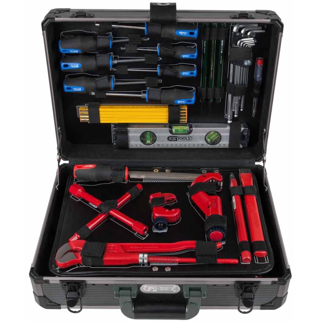 VidaXL - KS Tools Gereedschapsset 1/4" + 1/2" 95-delig 911.0695