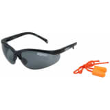 KS Tools Lunettes de sécurité avec bouchons d'oreille Gris 310.0171