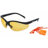 KS Tools Lunettes de sécurité avec bouchons d'oreille Jaune 310.0166