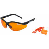 KS Tools Lunettes de sécurité avec bouchons d'oreille Orange 310.0161