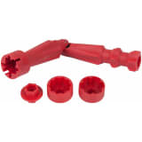 KS Tools Montagesleutel set voor WC-brillen 4-delig 123.0035