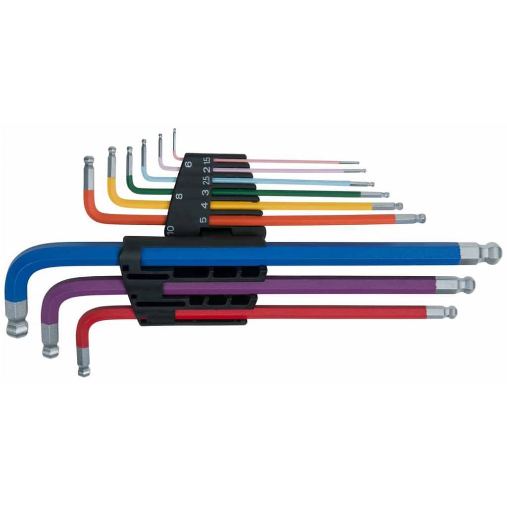 

KS Tools Inbussleutel set met dubbele kogelkop 9-delig 151.4300