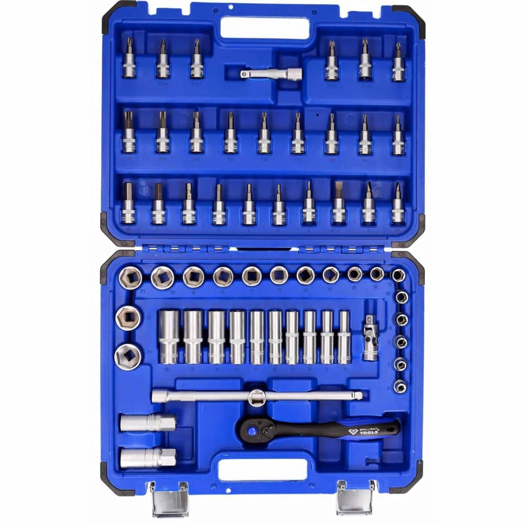 

BRILLIANT TOOLS 60-delige Doppenset 3/8" staal