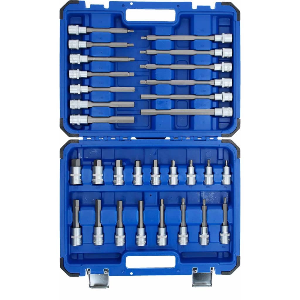 

BRILLIANT TOOLS 30-delige Schroevendraaier doppenset 1/2" staal