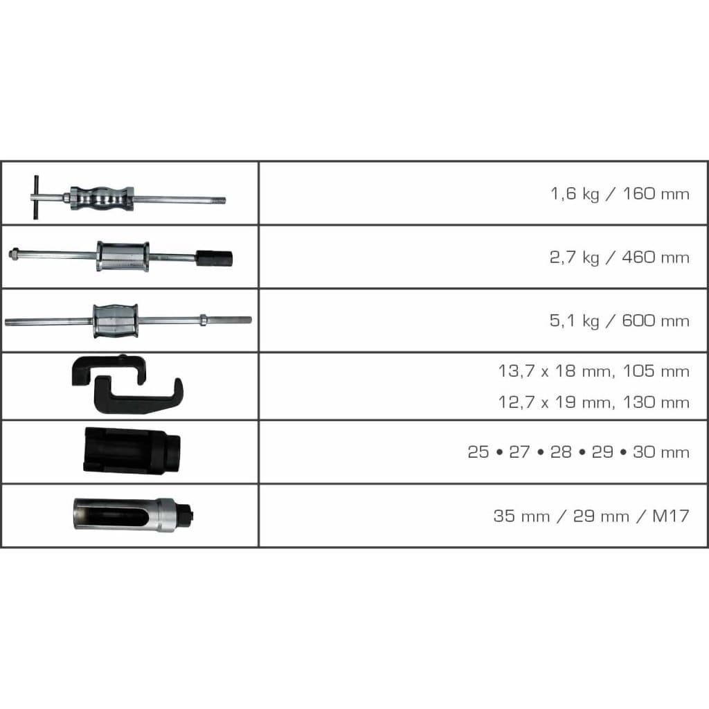 

BRILLIANT TOOLS 41-delige Diesel injectorafzuigset master