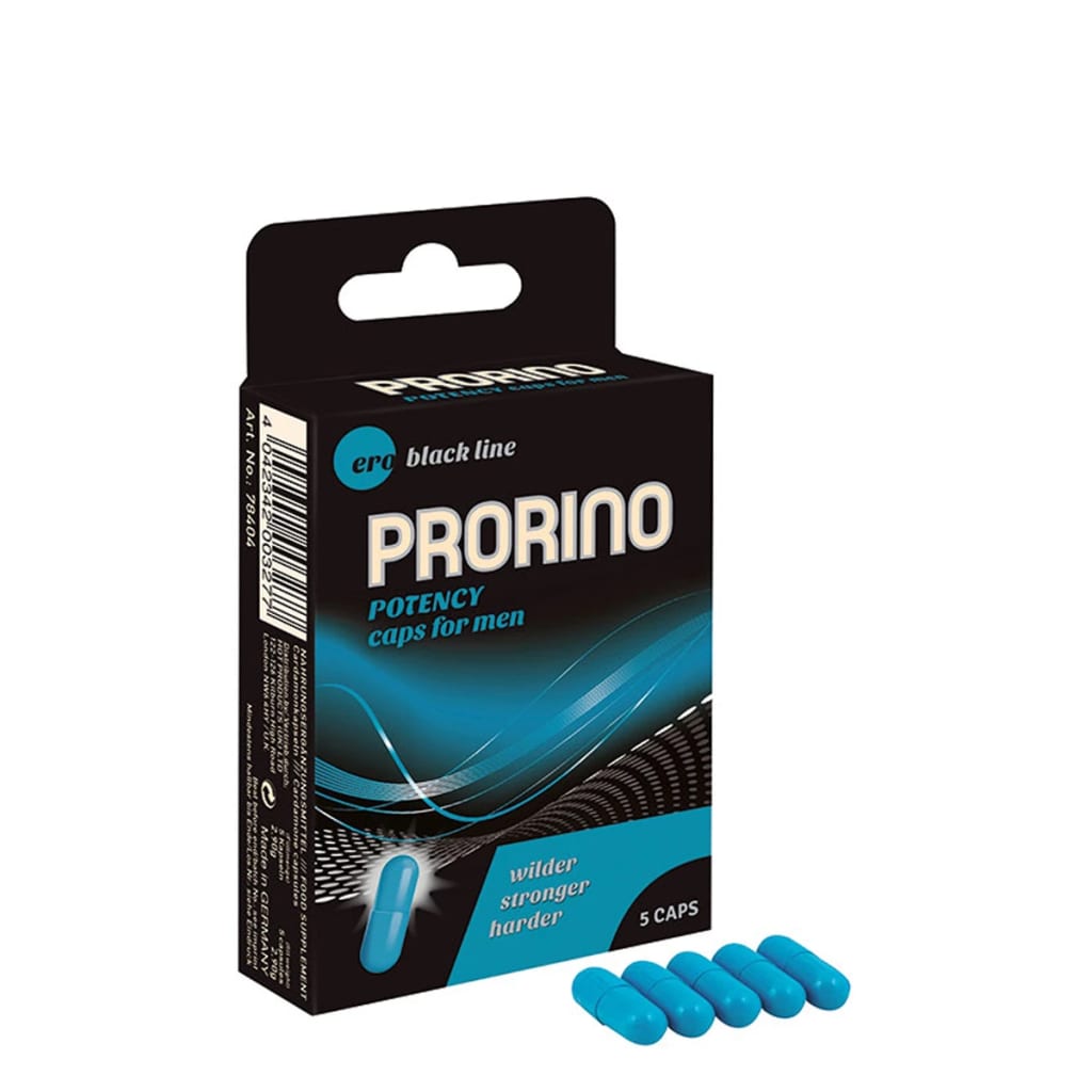 Not specified Ero by Hot - Potentie capsules voor mannen 5 stuks