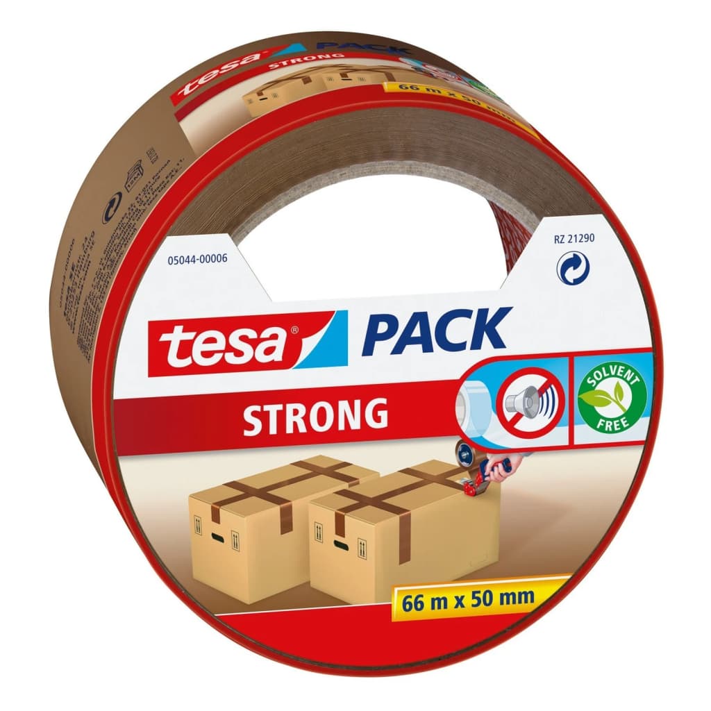 Tesa Verpakkingstape Strong Bruin 50 mm 66 Meter