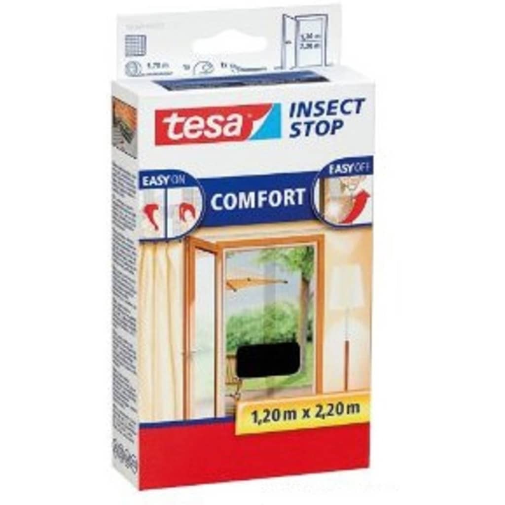 Tesa Comfort - Deurhor - 6x220 cm - zwart