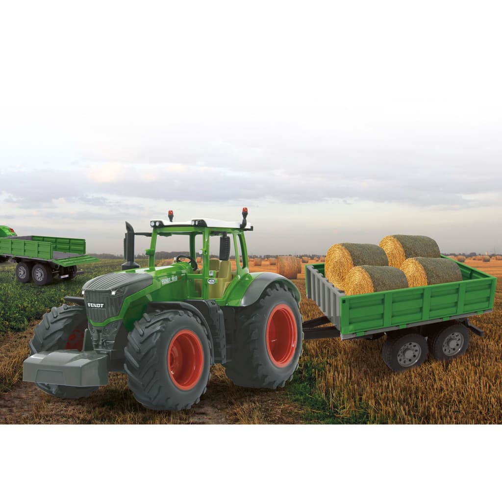 Jamara Ferngesteuerter Kippanhänger für Fendt 1050 1:16 Grün