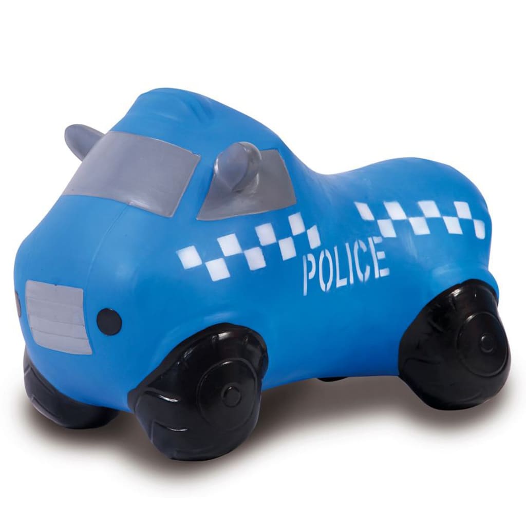 JAMARA Jumping Car Bouncer Police Truck with pump Blue