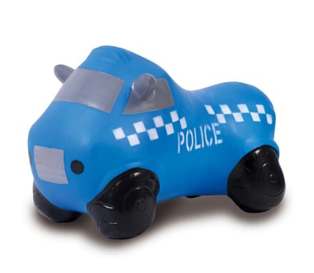 JAMARA Jumping Car Bouncer Police Truck with pump Blue