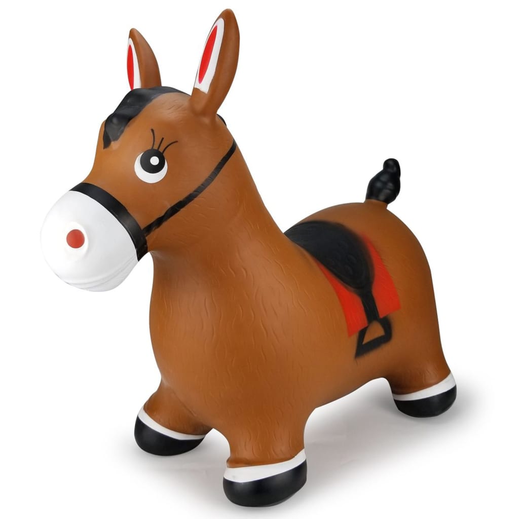 

JAMARA Skippybal paard met pomp bruin