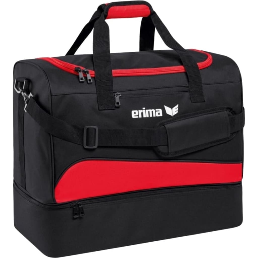Erima sporttas Club 1900 2.0 zwart/rood 56 liter
