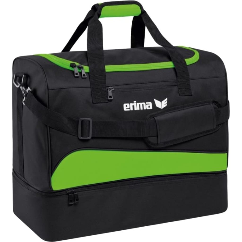 Erima sporttas Club 1900 2.0 zwart/groen 32 liter