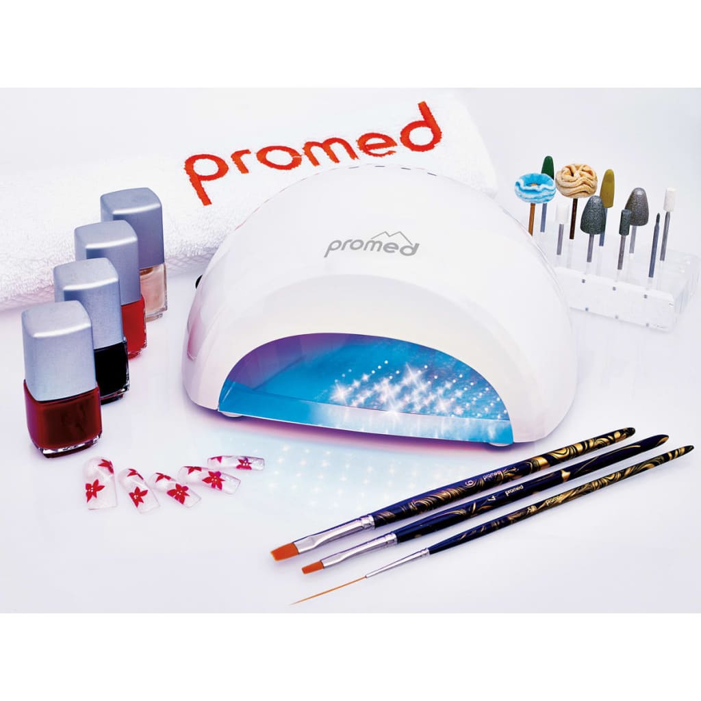 Promed UV nageldroger UV-LED 60 12 W wit 330020