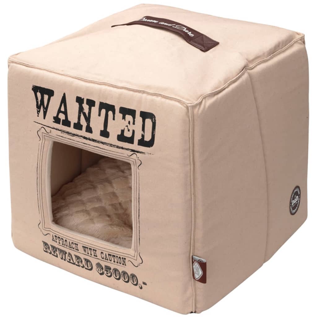 VidaXL - D&D Huisdierenbed Wanted 40x40x40 cm beige 671/432310