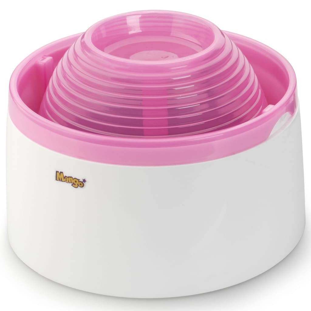 Afbeelding Ebi pet water feeder mango wit/roze 1,5 ltr door Vidaxl.nl