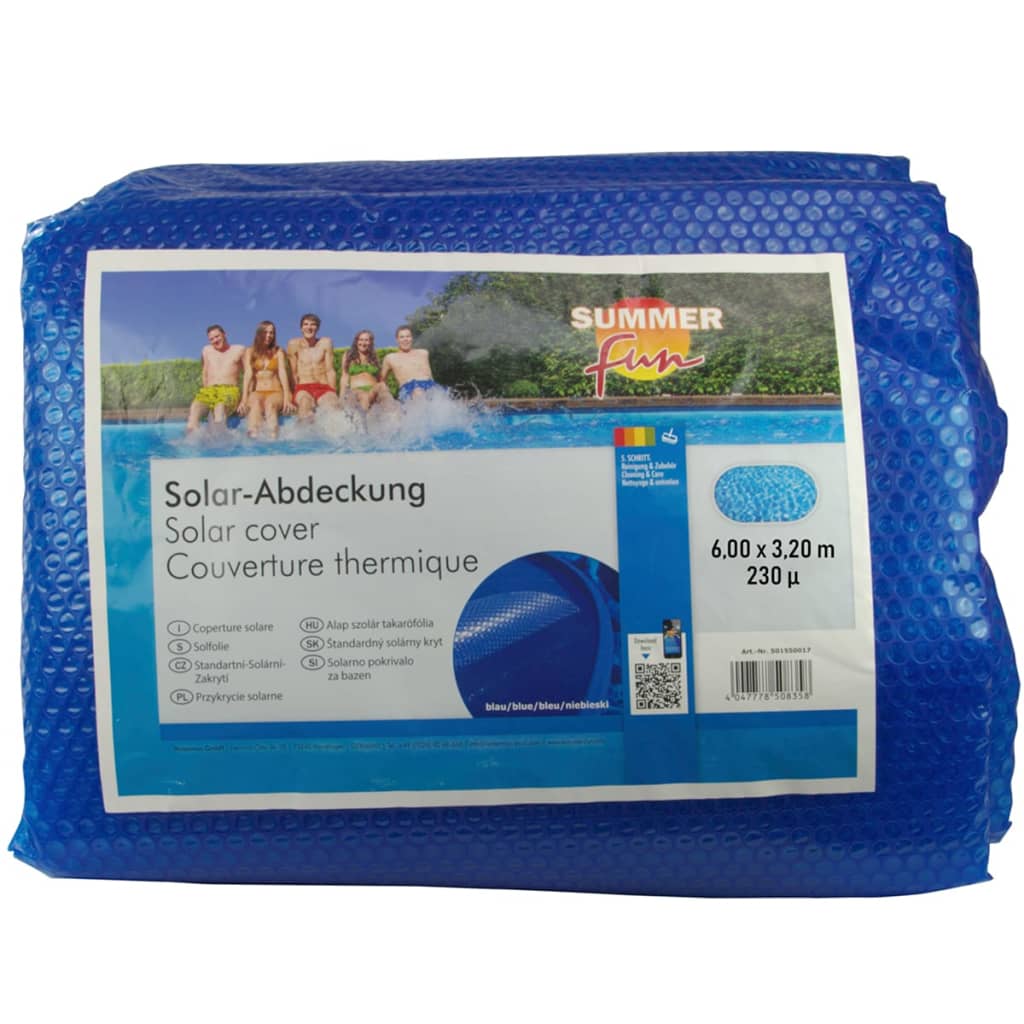 

Summer Fun Zomerzwembadhoes solar ovaal 600x320 cm PE blauw