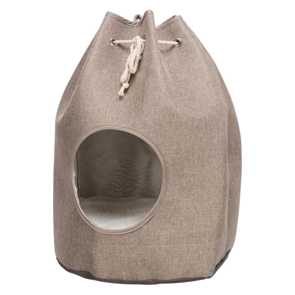TRIXIE Lit cachette animaux de compagnie Nelli 40x55 cm Marron clair