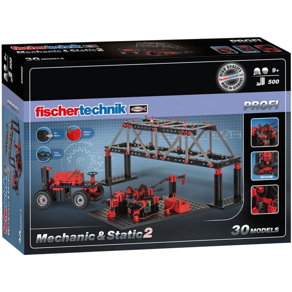 Afbeelding Fischertechnik Mechanic & Static set 500-delig door Vidaxl.nl