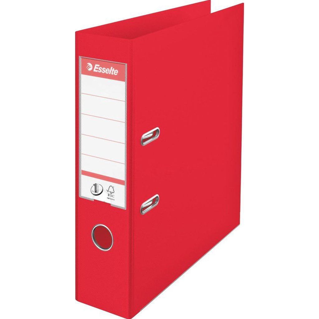 Esselte File ad Arco con Leva No 1 5 pz Rosso 75 mm