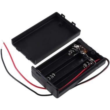 Portapilas soporte para 3x Micro//AAA Pilas con Cable de conexi/ón