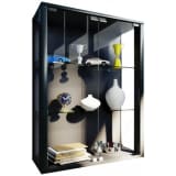 Wandvitrine Vitrinekast Udina zwart
