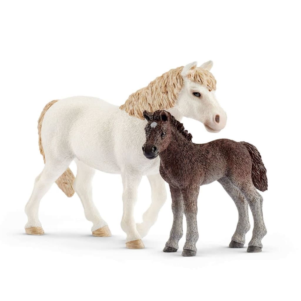 Afbeelding Schleich Boerderij - Pony En Veulen 42423 door Vidaxl.nl