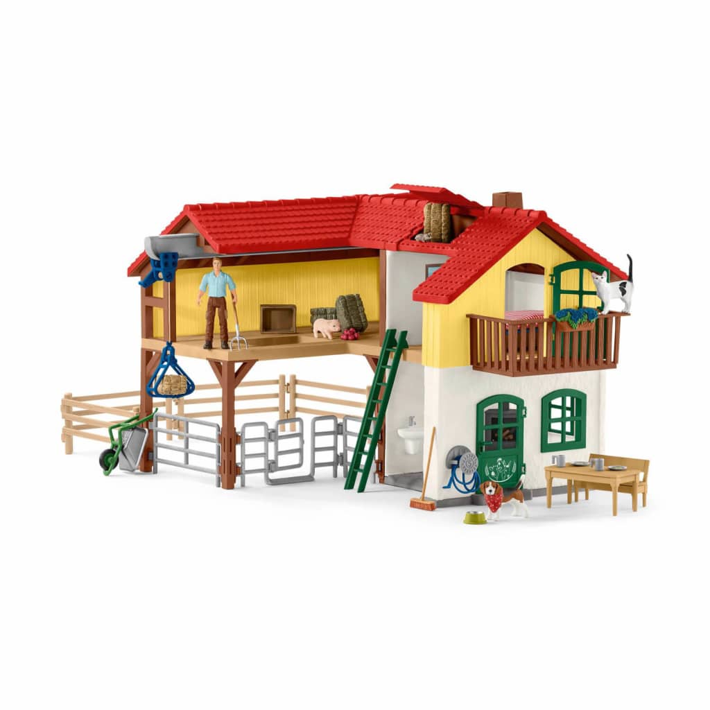 Schleich 42407 Boerderij Met Stal En Dieren