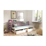 JUSTyou KOBI II Cama nido juvenil Gris Grafito Blanco