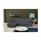 JUSTyou TOFFI BIS Corner Sofa Genuine Leather Grey