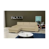 JUSTyou TOFFI BIS Corner Sofa Genuine Leather Beige