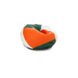 JUSTyou Volleyball Bean Bag Chair Green Orange White