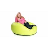 JUSTyou Island Pouf Sacco Finta Pelle Limone
