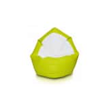 JUSTyou Zac Bean Bag Chair Lime White