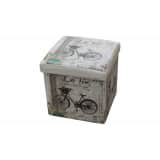 JUSTyou Moly Tabouret Pouf 38x38x38 Retro