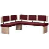 JUSTyou Dawn I Banc salle à manger 155x195 cm Rouge