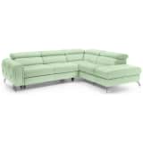 JUSTyou Haydee Corner sofa with Green
